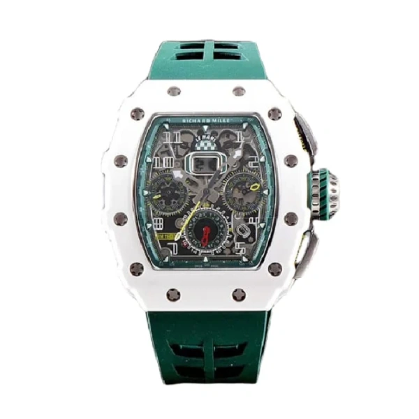 Richard Mille RM 011 Skeleton RM1103 | Green, White